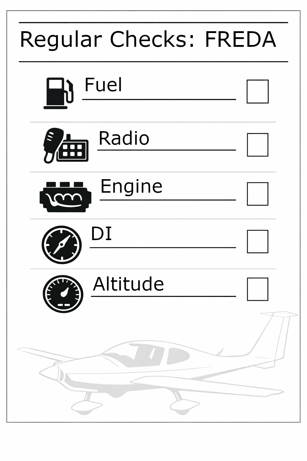 Regular FREDA checks